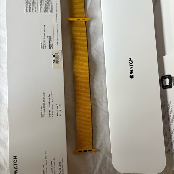 Apple Yellow Sport Loop Apple Watch Band 44 MM - Picture 2 of 5